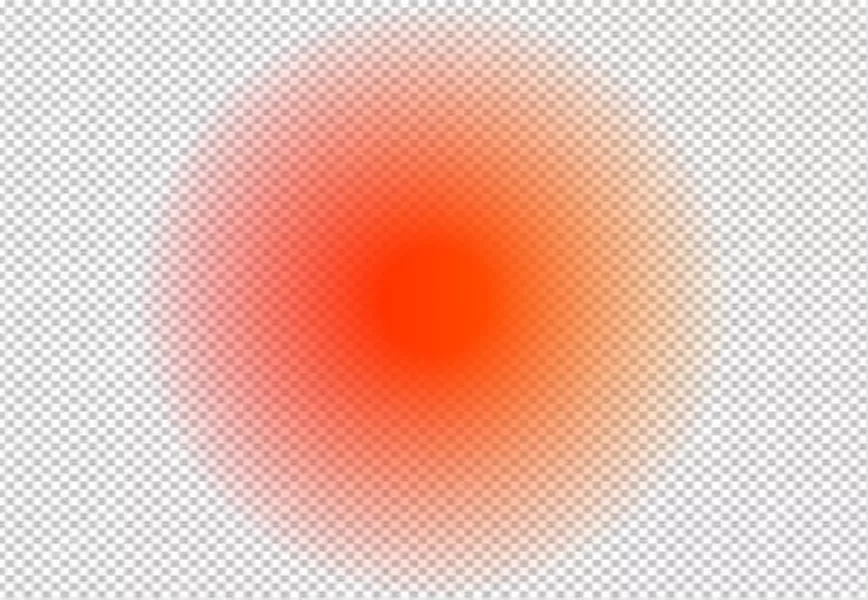 Free Premium PNG A blurry image of a red circle with a red center PNG